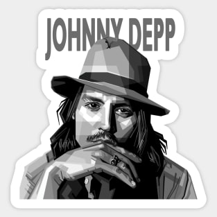 Depp Grey Sticker